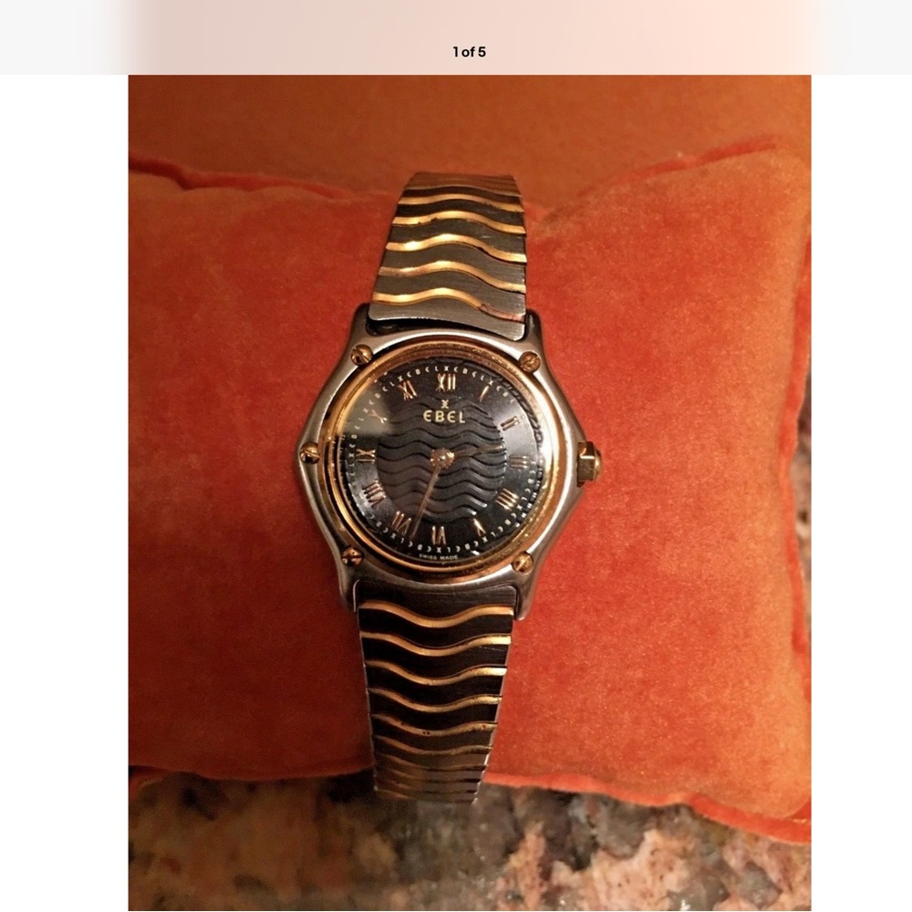 Ebel Black and Gold Wave Smartwatch